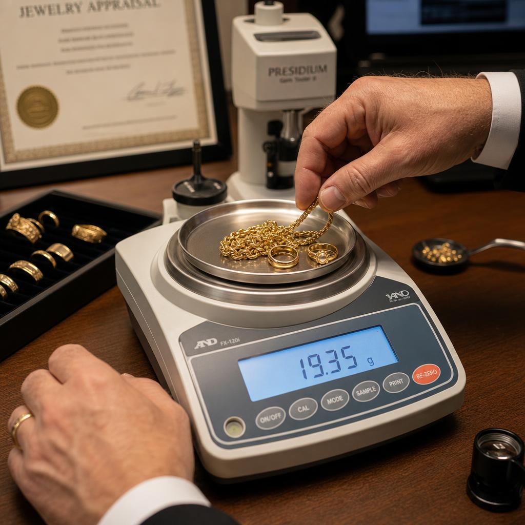 Professional gold weighing and appraisal — How It Works at Gold Buyers Connecticut